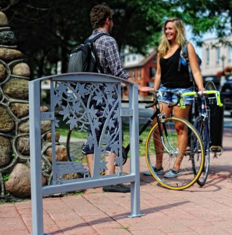 Public art bike rack series, Untitled