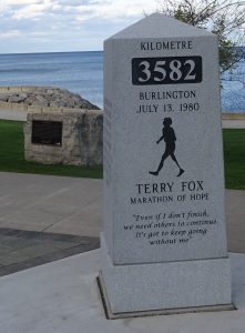 terry fox marathon of hope map