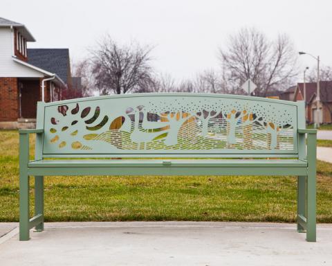 Asli Alin, Sun, public art bench